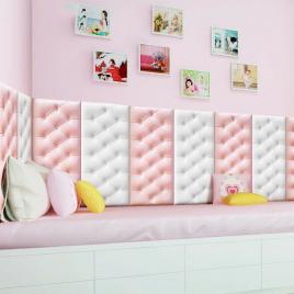 Panou decorativ pentru perete sau mobilier 60 x 30 cm culoare roz