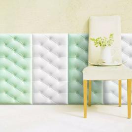 Panou decorativ pentru perete sau mobilier 60 x 30 cm culoare verde