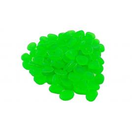 Set 100 pietre decorative fluorescente culoare verde avx-ag653b