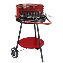 Gratar gradina grill rotund reglabil cu roti 37x45 cm andalusia