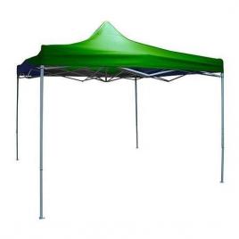 Pavilion pentru gradina/terasa cadru metalic pliabil verde 3x3x2.25 m