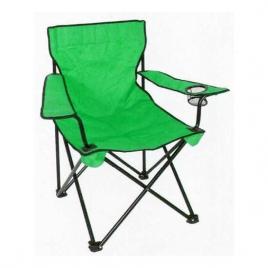 Scaun pliabil pescuit camping gradina 53x53x90cm - verde