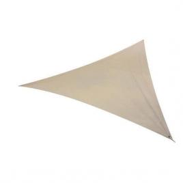 Copertina parasolar triunghiulara bej 5x5x5 m