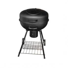 Gratar gradina grill rotund cu roti capac 54x57x92 cm oliver