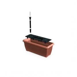 Jardiniera pentru flori cu sistem irigatie 60x25.7x14 cm maro strend pro