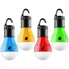 Lampa pentru gradina camping tip bec multicolor 3xaaa 5.3x5.3x12 cm