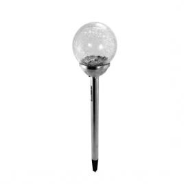 Lampa solara pentru gradina led glob de sticla 12x45 cm glassball