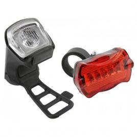 Set stop si far pentru bicicleta 80 lm 2aa usb