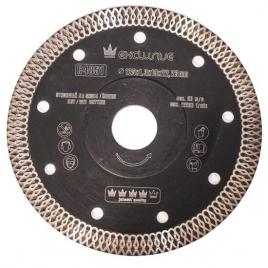 Disc diamantat turbo subtire ceramica taiere umeda si uscata 125 mm/22.23 mm richmann exclusive