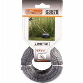 Fir rezerva cositoare trimmer duo tip stea 2.7 mm x 15 m richmann exclusive