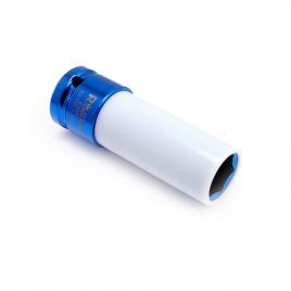 Cap tubular impact plastificat 17mm cheie cu protectie pentru jante aluminiu