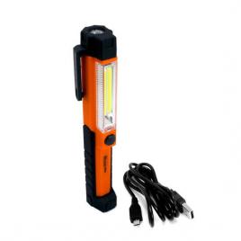 Lanterna mini de lucru 145+60 lm led lampa portabila cu acumulator 800 mah richmann exclusive