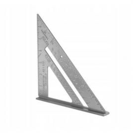 Echer tamplar/dulgher aluminiu triunghiular cu picior 180x3 mm richmann