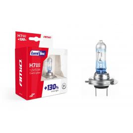 Set becuri cu halogen h7 12v 55w lumitec limited + 130% duo box