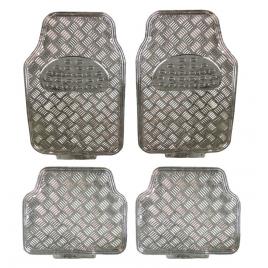 Covorase auto universale model diamond culoare crom carbon