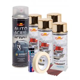 Kit complet reparatie si vopsire jante culoare auriu metalic v4