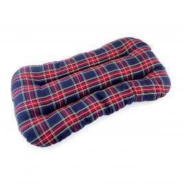 Saltea/perna pentru caine/pisica baza antiderapanta model carouri 75×40 cm