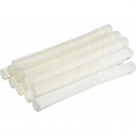 Baton silicon pentru pistol lipit transparent 12 buc 8x50 mm condor 
