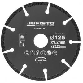 Disc diamantat segmentat granit taiere umeda si uscata 125 mm/22.23 mm jufisto