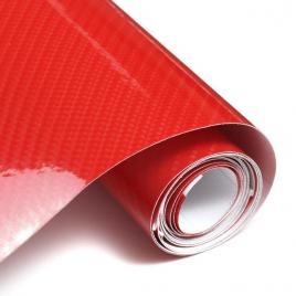 Folie colantare auto carbon 5d lacuit rosu (1m x 152m)