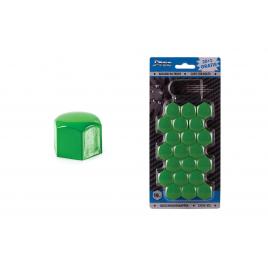 Set capace prezoane 19 mm culoare verde