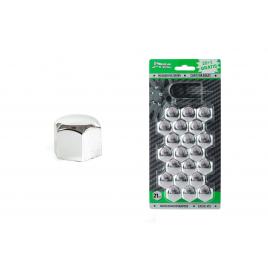 Set capace prezoane 21 mm culoare crom