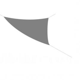 Copertina parasolar triunghiulara gri 3.6x3.6x3.6 m