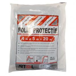 Folie acoperire/protectie 4x5 m 20 mp ldpe 60 microni artool