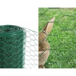 Gard plasa rabitz, pvc, verde, 16 mm, 0.9 mm, inaltime 1 m