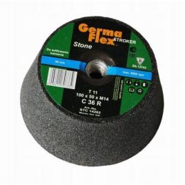 Piatra polizat tip oala ct11 p36 100x50 mm germa flex