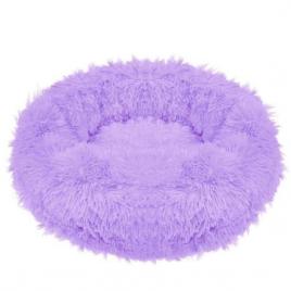 Culcus moale pentru caine/pisica violet 90 cm