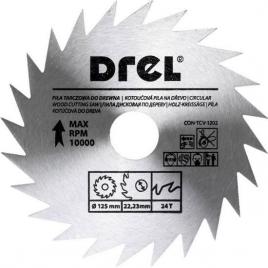 Disc circular 125 mm 24t drel