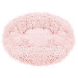 Culcus moale pentru caine/pisica roz murdar 50 cm