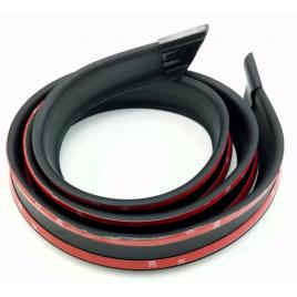 Banda Eleron Portbagaj Auto Lip Tuning Universal, Material din Cauciuc Soft, Aspect Sportiv, Imbunatatire Aerodinamica, 1.5M, Negru Mat