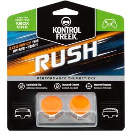 Set 2 Bucati Thumbgrip din Silicon Performance KontrolFreek Rush, Accesoriu Controller XBOX ONE, Crestere Acuratete si Confort, Portocaliu