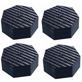 Set 4 Bucati Platforma Heptagon XSSH JD2, Anti-Vibratii, Izolator Model Fibra Carbon 60 x 20mm pentru Boxe, Subwoofer, Amplificator, CD-Player