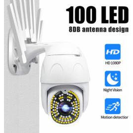 Camera supraveghere PTZ 100 led si 8 antene