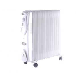 Calorifer cu 11 elementi Magitec MT-9115-11, 2500 W, 3 trepte de putere, maner si roti de transport