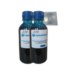 Set Flacon Cerneala AlphaChem Compatibil HP11 2x200ml C4836A Cyan 2buc Cdr Maxell cu plic