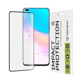 Folie sticla full glue 111d pentru huawei nova 8i, negru