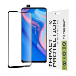 Folie sticla full glue 111d pentru huawei p smart z, negru