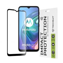 Folie sticla full glue 111d pentru motorola moto g10   g30, negru