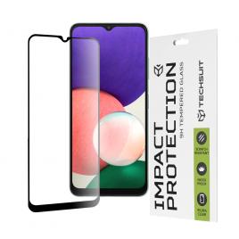 Folie sticla full glue 111d pentru samsung galaxy a22 5g, negru