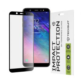 Folie sticla full glue 111d pentru samsung galaxy a6 (2018), negru