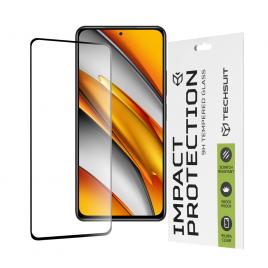 Folie sticla full glue 111d pentru xiaomi poco f3, negru