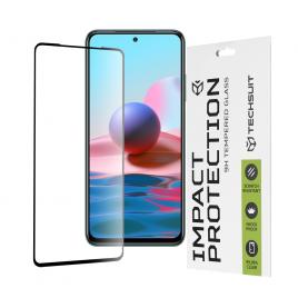 Folie sticla full glue 111d pentru xiaomi redmi note 10   10s, negru