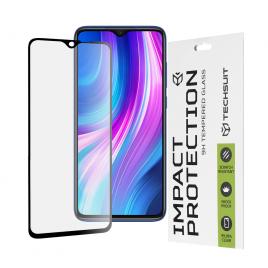 Folie sticla full glue 111d pentru xiaomi redmi note 8 pro, negru