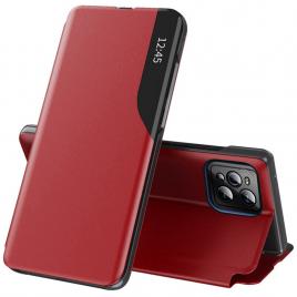 Husa tip carte oppo find x3   x3 pro, efold book view, red