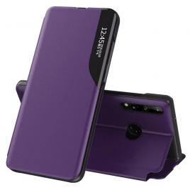 Husa tip carte samsung galaxy a20s, efold book view, purple