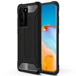 Husa hybrid armor pentru huawei p40 pro, negru